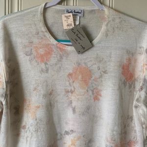 Paola Tedesco Floral Top Size XL